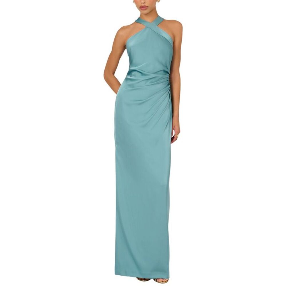Adrianna Papell Womens Column Dress